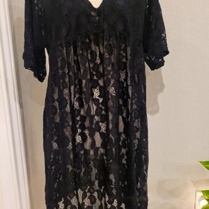 Sexy Lace Swim Suit Cover Up